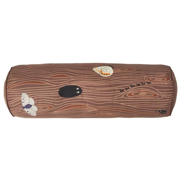 IKEA SKOGSDUVA Cushion, cylinder shaped, brown - Picture 1 of 6